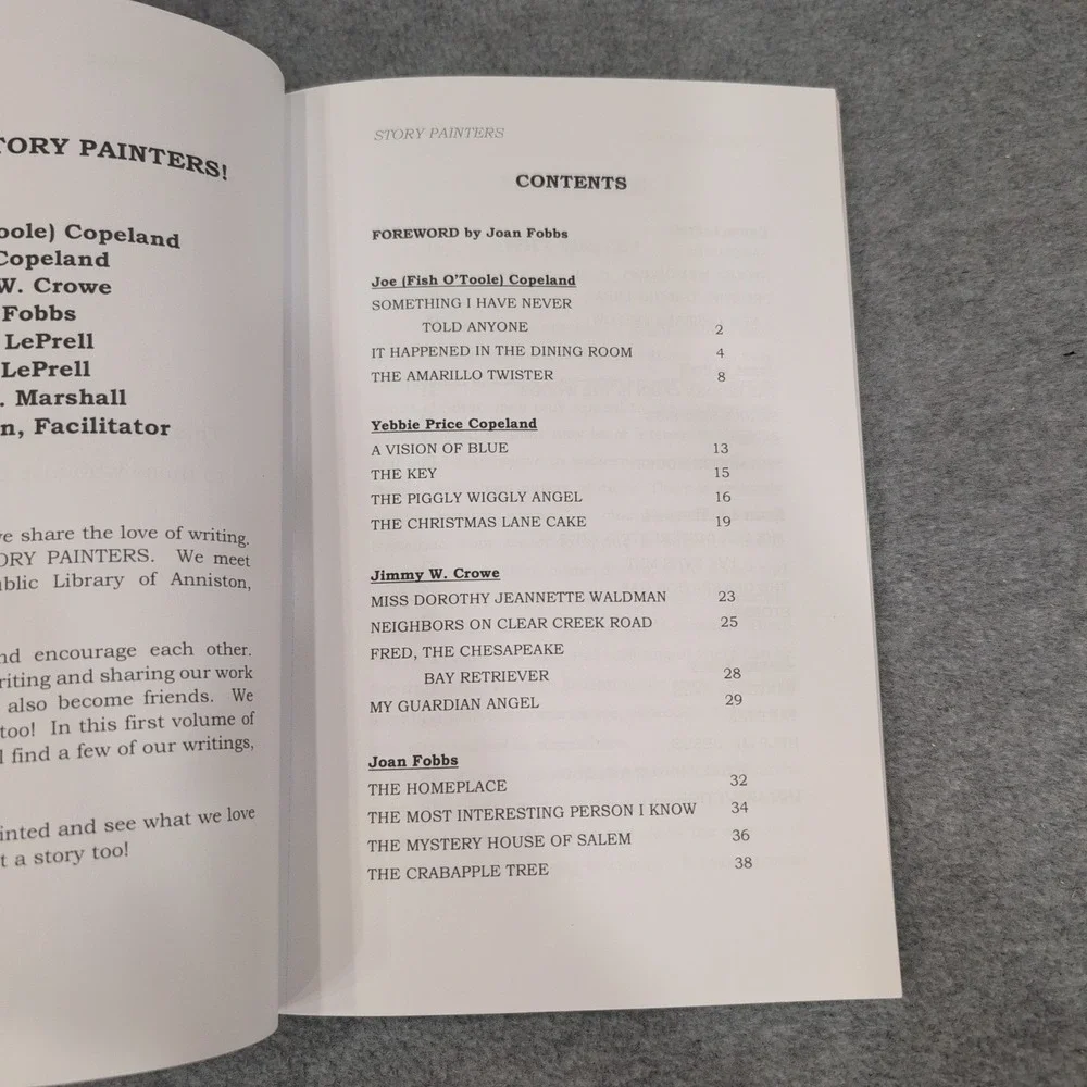 Story Painters Volume One Anthology Book‎ Signed by Authors